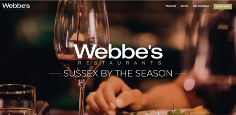 Webbes Restaurants ecommerce